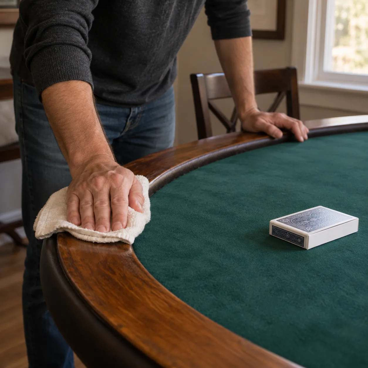 Bàn baccarat — ảnh minh họa AI